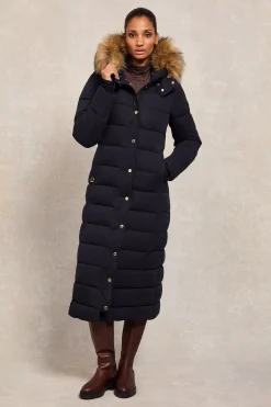 Clearance Stoneleigh Longline Coat (Ink Navy) Women Coats|Coats