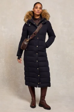 Clearance Stoneleigh Longline Coat (Ink Navy) Women Coats|Coats