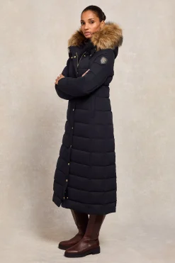 Clearance Stoneleigh Longline Coat (Ink Navy) Women Coats|Coats