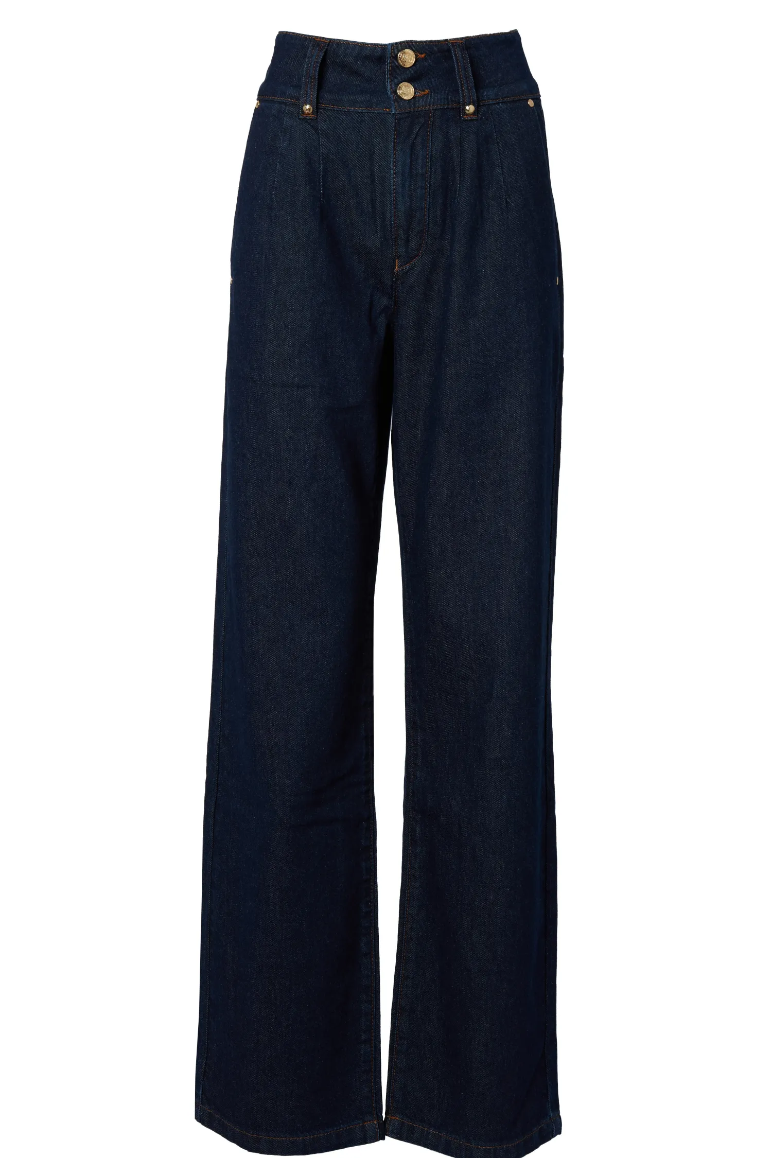 Outlet Tailored Wide Leg Jean (Deep Indigo) Women Jeans