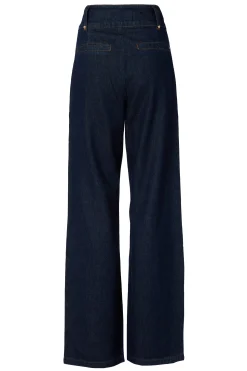 Outlet Tailored Wide Leg Jean (Deep Indigo) Women Jeans
