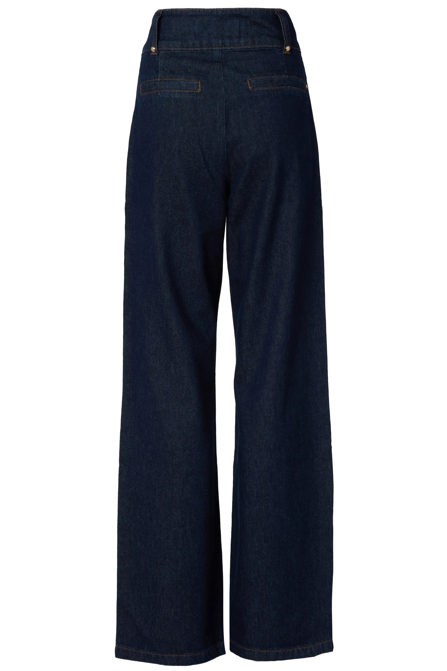 Outlet Tailored Wide Leg Jean (Deep Indigo) Women Jeans
