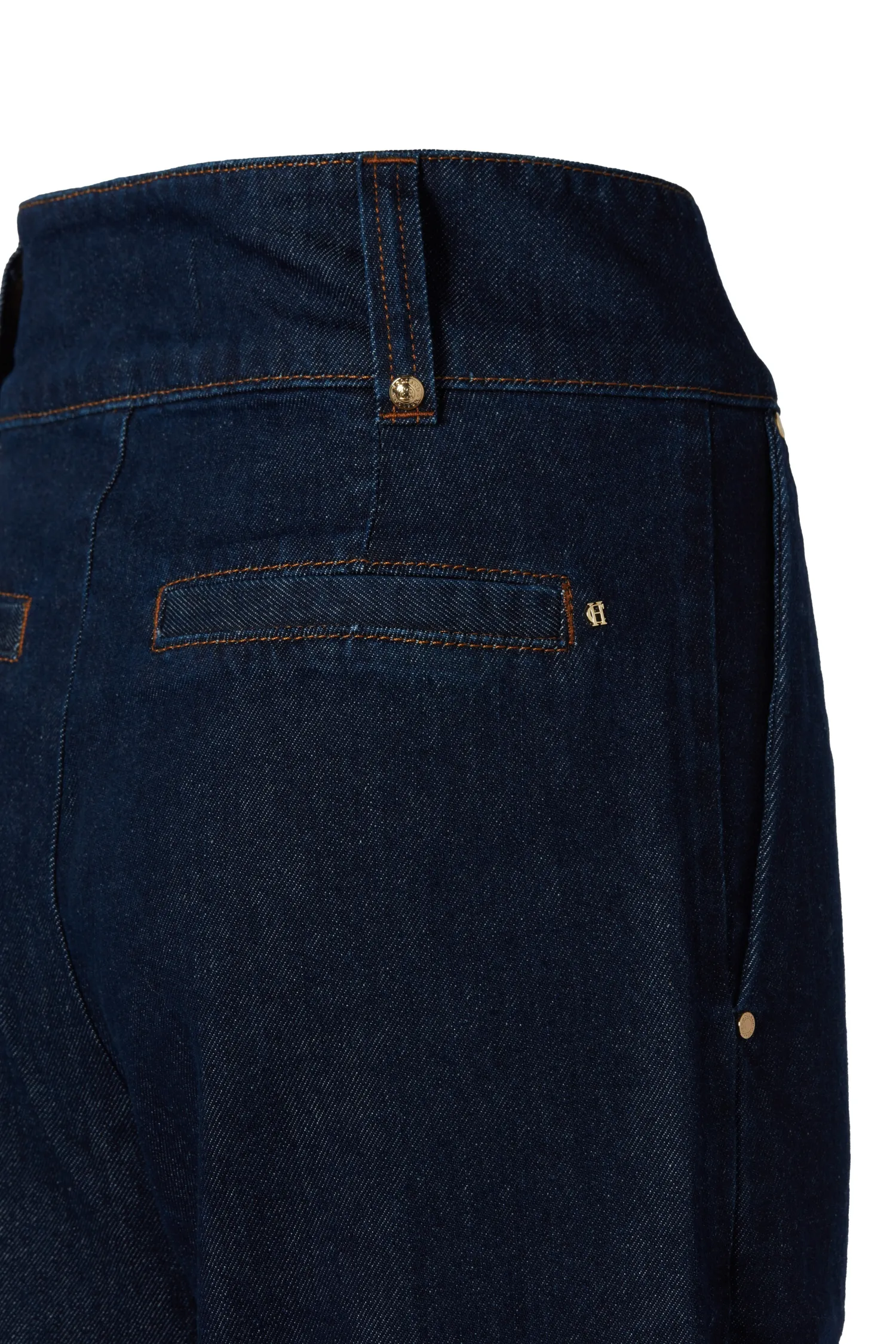 Outlet Tailored Wide Leg Jean (Deep Indigo) Women Jeans