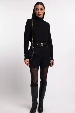 Hot Tara High Neck Knit Women Knitwear