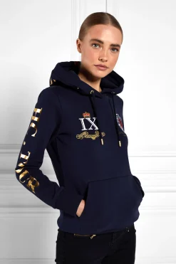 Best Team Hoodie Pull On (Ink Navy) Women Hoodies & Sweatshirts|Hoodies