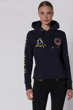 Best Team Hoodie Pull On (Ink Navy) Women Hoodies & Sweatshirts|Hoodies