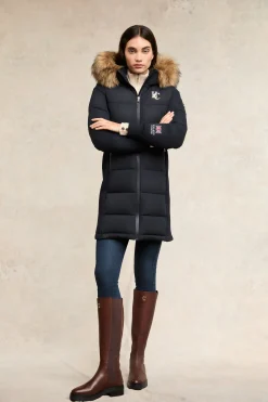 New Team Padded Coat (Ink Navy) Women Coats|Coats