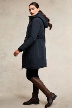 Outlet Team Waterproof Coat (Ink Navy Mono) Women Coats|Coats