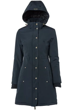 Outlet Team Waterproof Coat (Ink Navy Mono) Women Coats|Coats