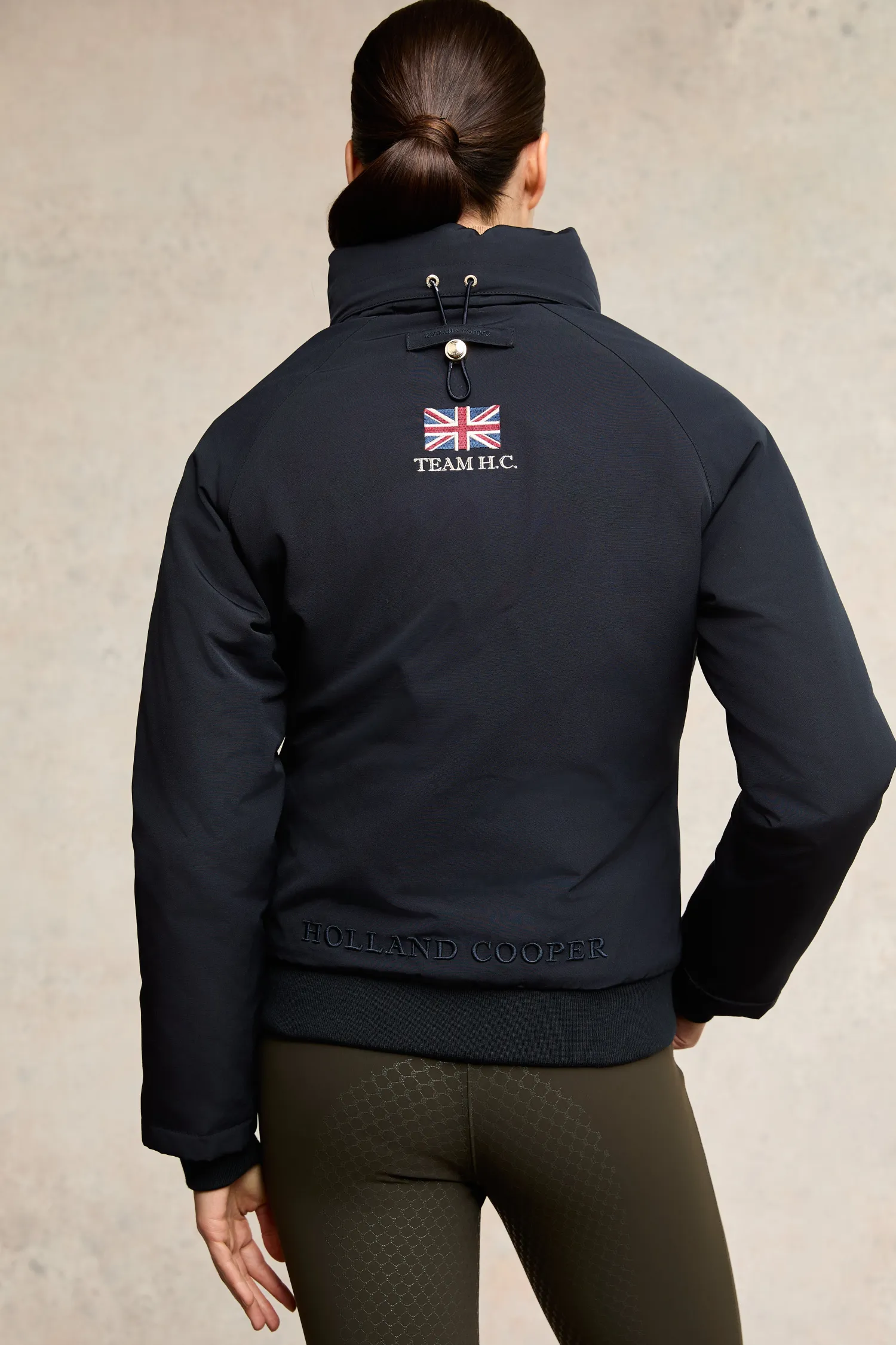 Clearance Team Waterproof Jacket (Ink Navy Mono) Women Jackets|Jackets