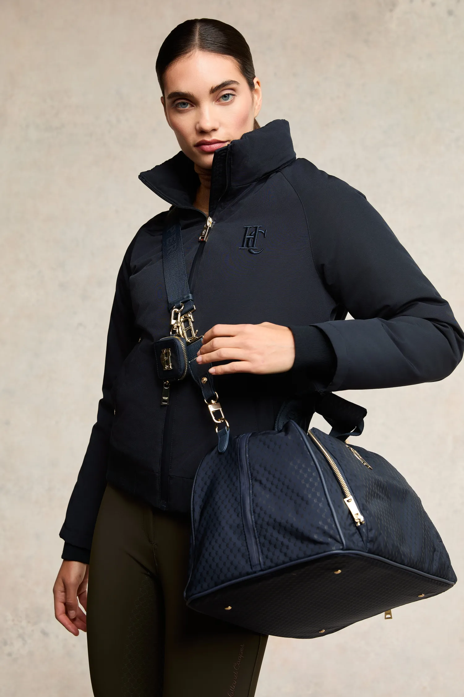 Clearance Team Waterproof Jacket (Ink Navy Mono) Women Jackets|Jackets