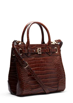 Sale The Brompton Mini Tote (Tan Croc) Women Crossbody Bags|Tote Bags