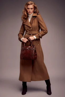 Sale The Brompton Mini Tote (Tan Croc) Women Crossbody Bags|Tote Bags