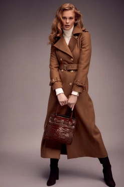 Sale The Brompton Mini Tote (Tan Croc) Women Crossbody Bags|Tote Bags