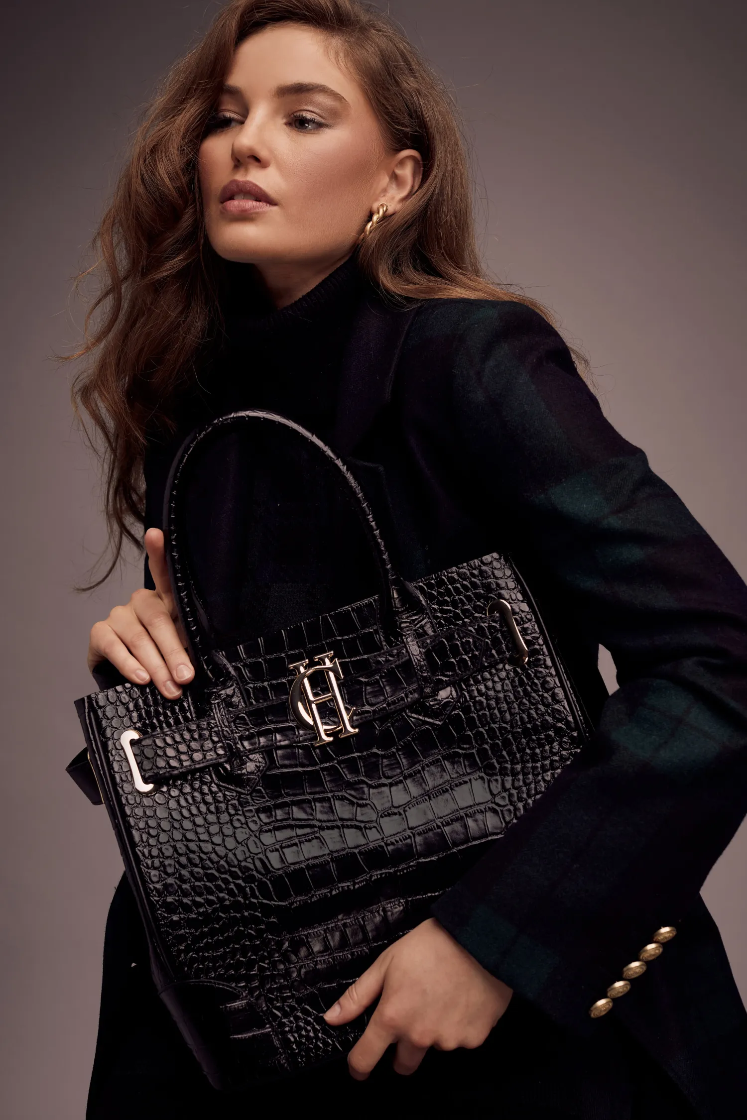 Best The Brompton Tote (Black Croc) Women Tote Bags|Bags