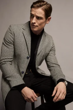 Fashion The Cheltenham Coat (Prince of Wales Mono) Coats