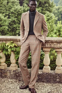 Fashion The Classic Trouser (Clarence Check Forest) Tailored Trousers
