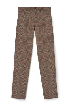 Fashion The Classic Trouser (Clarence Check Forest) Tailored Trousers
