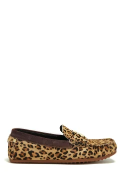 Hot The Driving Loafer (Leopard Pony) Women Loafers