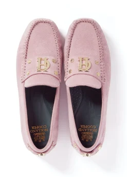 New The Driving Loafer (Soft Pink Suede) Women Loafers