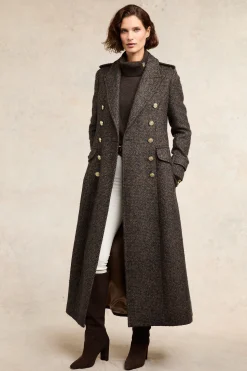 New The Great Coat (Walnut Herringbone) Women Coats|Tailoring