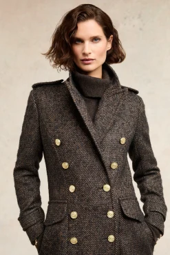 New The Great Coat (Walnut Herringbone) Women Coats|Tailoring
