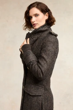 New The Great Coat (Walnut Herringbone) Women Coats|Tailoring