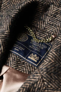 New The Great Coat (Walnut Herringbone) Women Coats|Tailoring
