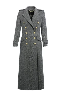 Fashion The Great Coat (Wide Tooth Herringbone) Women Coats|Tailoring