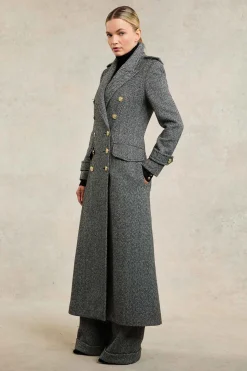 Fashion The Great Coat (Wide Tooth Herringbone) Women Coats|Tailoring