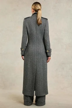 Fashion The Great Coat (Wide Tooth Herringbone) Women Coats|Tailoring