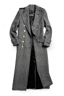 Fashion The Great Coat (Wide Tooth Herringbone) Women Coats|Tailoring