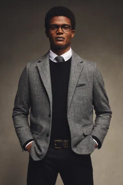 Hot The Single Breasted Blazer (Mono Herringbone) Blazers