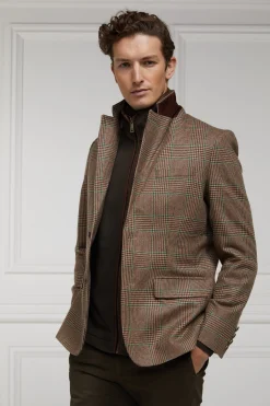 Online The Single Breasted Blazer (Clarence Check Forest) Blazers
