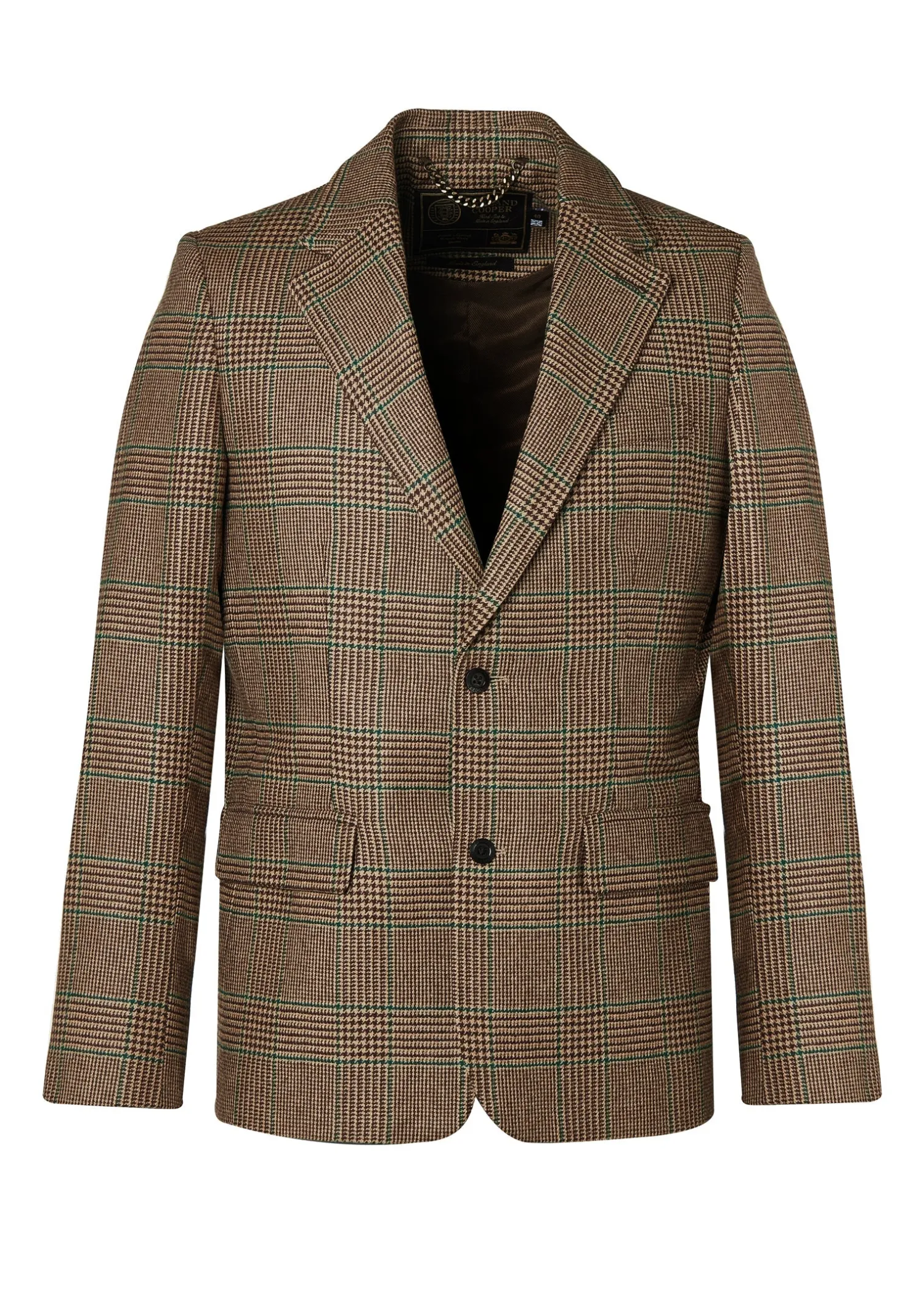 Online The Single Breasted Blazer (Clarence Check Forest) Blazers
