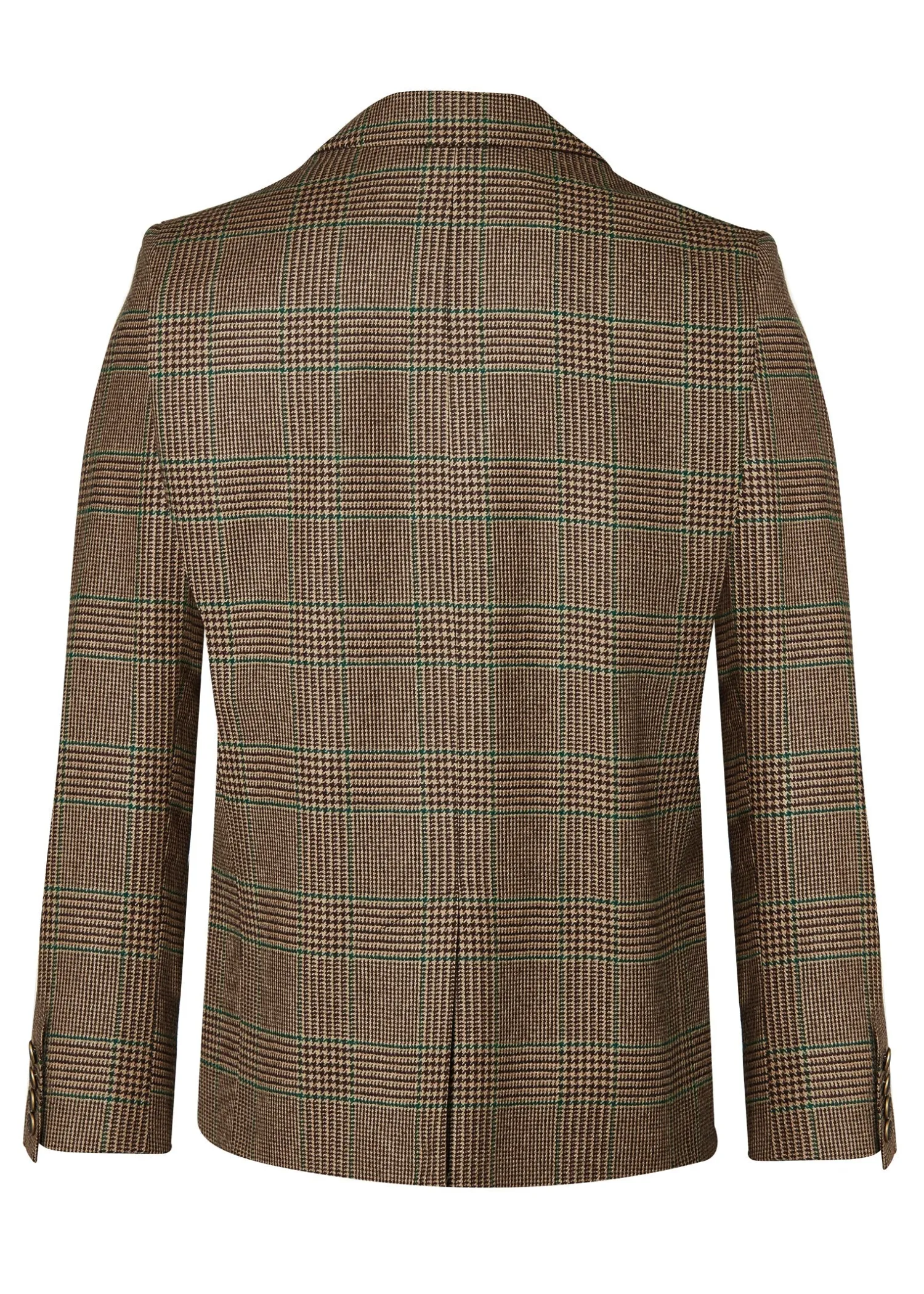 Online The Single Breasted Blazer (Clarence Check Forest) Blazers