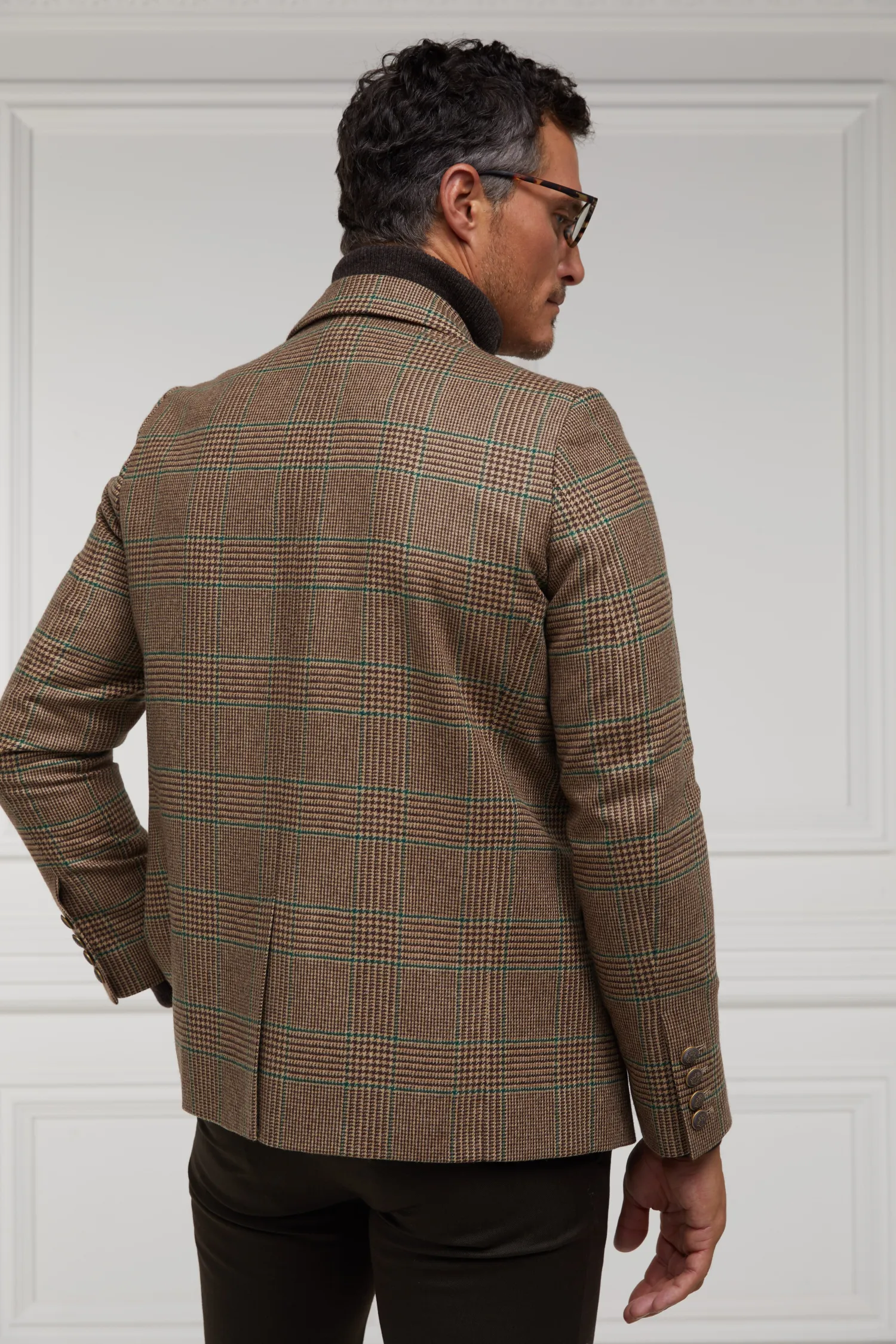Online The Single Breasted Blazer (Clarence Check Forest) Blazers