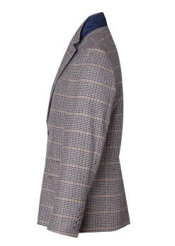 Hot The Single Breasted Blazer (Prince of Wales Navy) Blazers