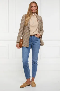 Clearance Tori Quarter Zip Knit Women Knitwear