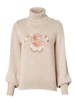 Best Tour Roll Neck Knit Women Knitwear