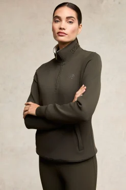 Online Training Henley (Dark Olive) Hoodies & Sweatshirts|Jackets