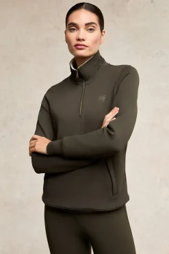 Online Training Henley (Dark Olive) Hoodies & Sweatshirts|Jackets