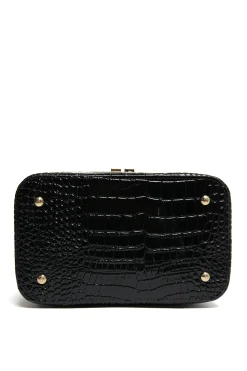 Online Travel Makeup Bag (Black Croc) Women Holdalls & Suitcases|Travel Bags