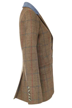 Hot Tweed Riding Jacket (Glen Green) Women Jackets|Tailoring