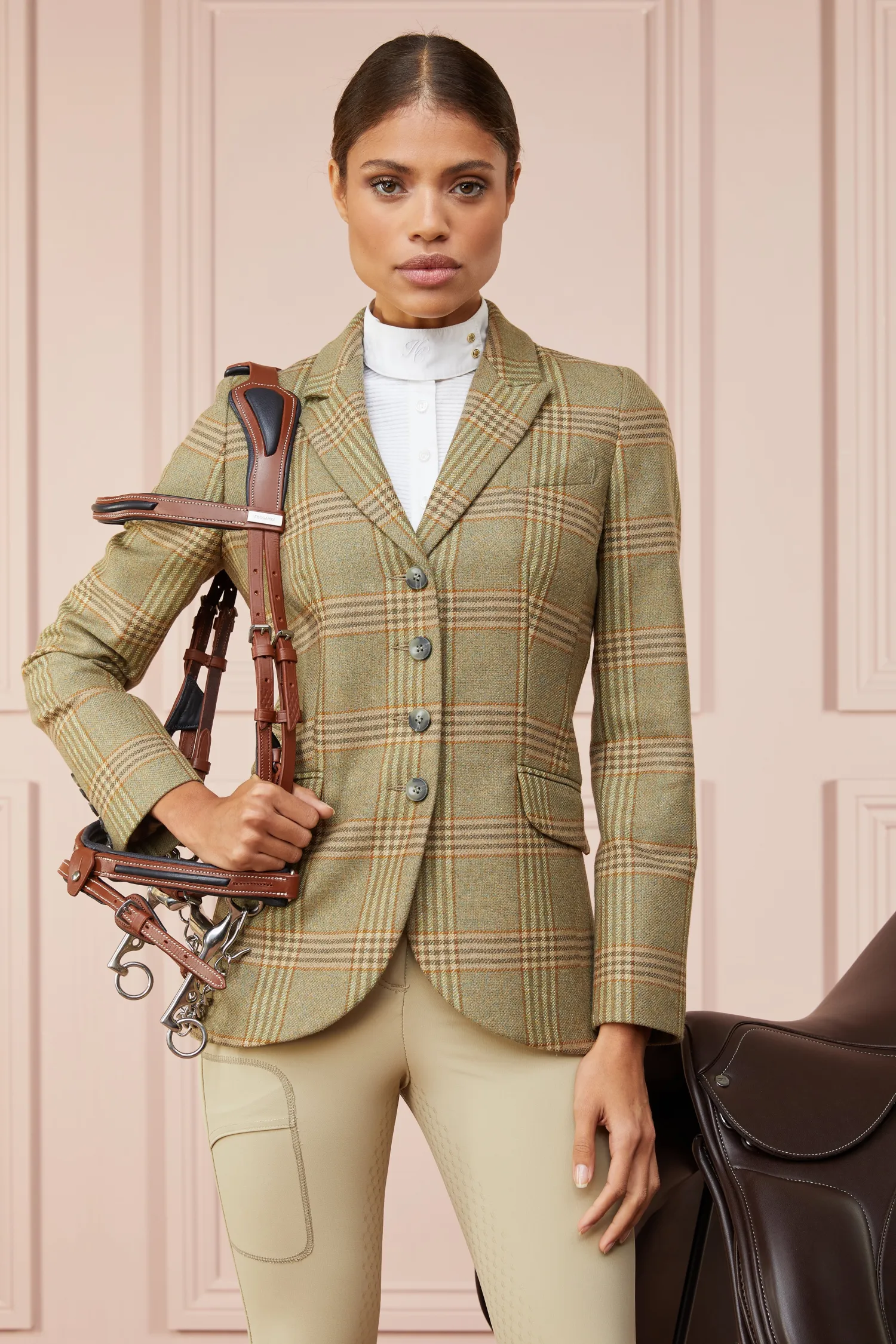 Outlet Tweed Riding Jacket Women Jackets|Tailoring