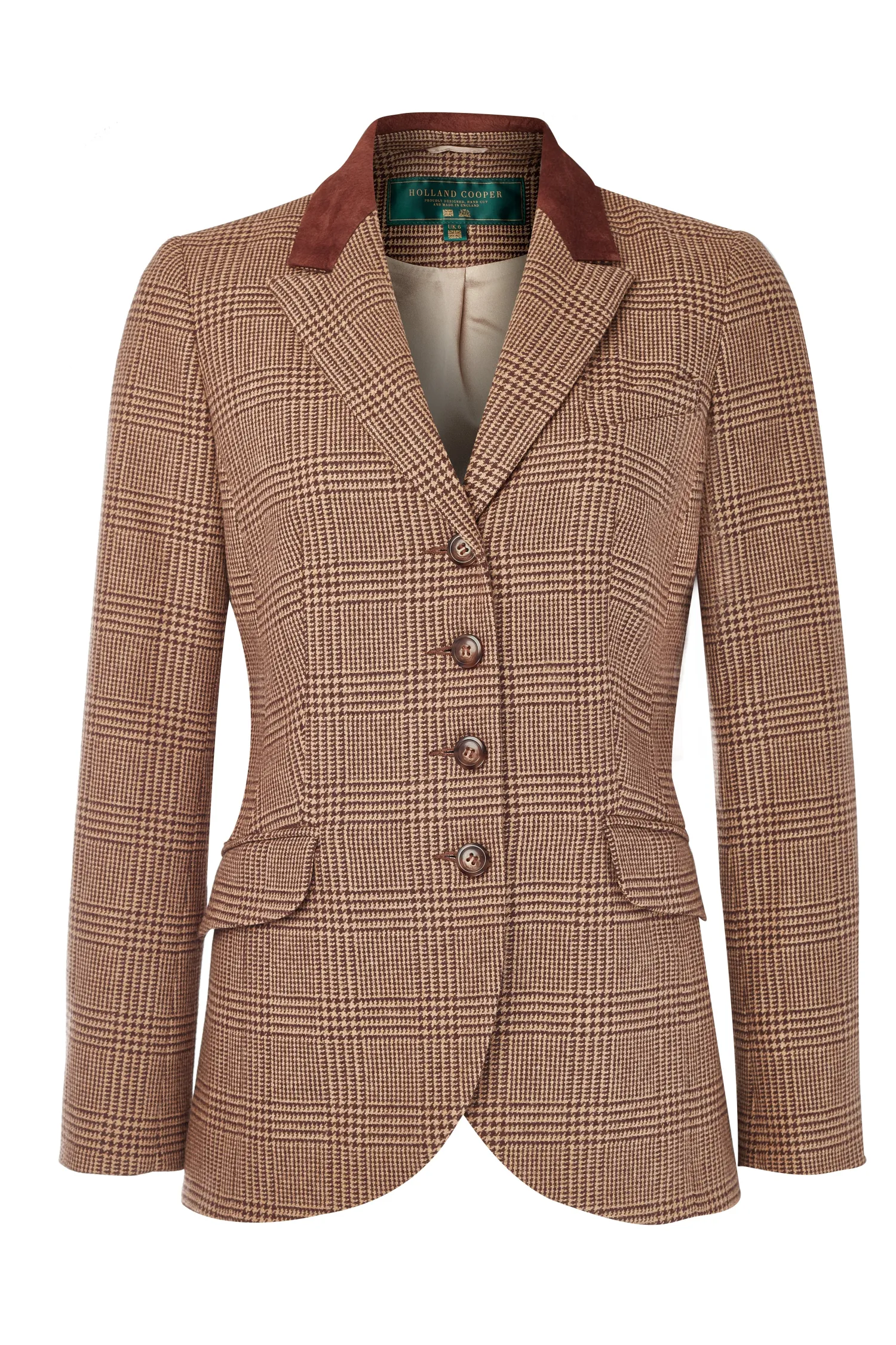 Discount Tweed Riding Jacket (Tawny Brown) Jackets
