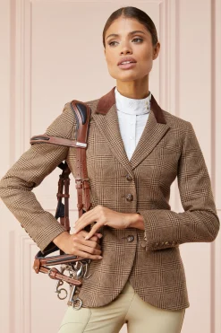 Discount Tweed Riding Jacket (Tawny Brown) Jackets