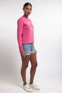 Online Varsity Crew (Peony Pink) Women Sweatshirts