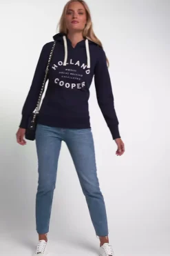 Best Varsity Hoodie (Ink Navy) Women Hoodies