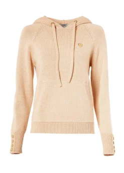 Sale Verbier Knitted Hoodie (Light Camel) Women Hoodies